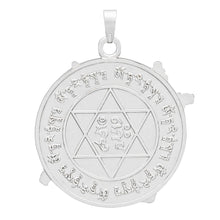 Load image into Gallery viewer, AMULET MEDALLION FOR ENTHRALMENT (WHITE GOLD/RED)