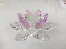 Load image into Gallery viewer, Crystal lotus flower (Heaven Luck)