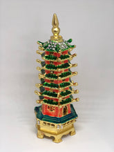 Load image into Gallery viewer, 7 LEVEL PAGODA GREEN