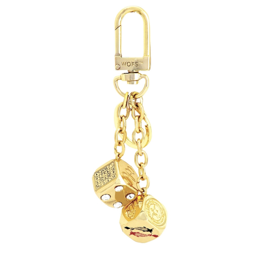 VICTORY IN GAMBLING KEYCHAIN (GOLD)