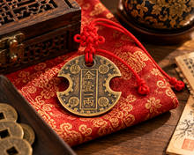 Load image into Gallery viewer, Nanbu Wealth Lock Coin – Traditional Wealth Vase Ritual Coin