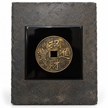 Load image into Gallery viewer, Chinese Prosperity Coin – Framed Decorative Artwork
