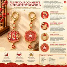 Load image into Gallery viewer, Auspicious Commerce &amp; Prosperity Keychain