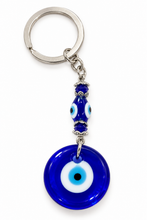 Load image into Gallery viewer, Double Nazar Evil Eye – Traditional Protection Keychain