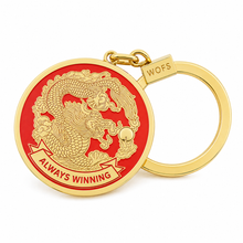 Load image into Gallery viewer, Lucky Dragon "Always Winning" Keychain