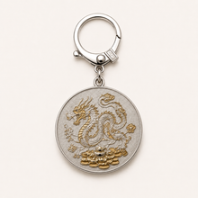 Load image into Gallery viewer, Lotus, Rat &amp; Ruyi Prosperity Keychain