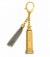 Load image into Gallery viewer, Golden Mantra Pagoda Keychain