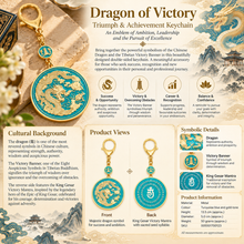 Load image into Gallery viewer, Dragon of Victory – Triumph &amp; Achievement Keychain