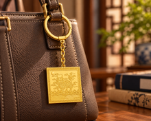 Load image into Gallery viewer, Qi Lin Auspicious Guardian Keychain
