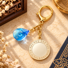 Load image into Gallery viewer, Water Crystal &amp; Empowerment Mirror Keychain