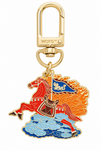 Load image into Gallery viewer, Flying Windhorse – Auspicious Fortune Keychain