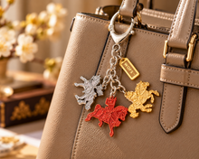 Load image into Gallery viewer, Trinity of Victory Horses Keychain