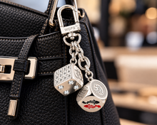 Load image into Gallery viewer, Fortune &amp; Victory Dice Keychain