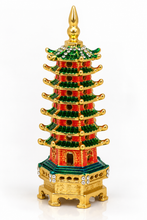 Load image into Gallery viewer, Seven-Tier Green Pagoda