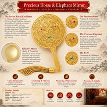 Load image into Gallery viewer, Precious Horse &amp; Elephant Mirror