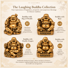 Load image into Gallery viewer, Laughing Buddha Figurines – Four Auspicious Designs
