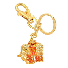 Load image into Gallery viewer, 6 TUSKS ELEPHANT KEYCHAIN