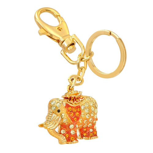 6 TUSKS ELEPHANT KEYCHAIN