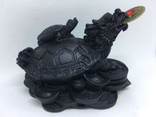 Load image into Gallery viewer, Dragon Tortoise Ivory - Gold &amp; Black with Coin