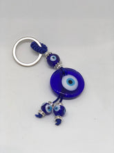 Load image into Gallery viewer, Evil Eye Keychain (4 Eyes)