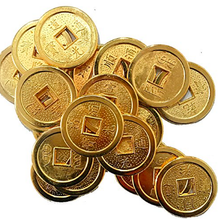 Load image into Gallery viewer, Golden Emperor I-Ching Coin