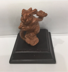 Wooden Animal Horoscope with Ru Yi