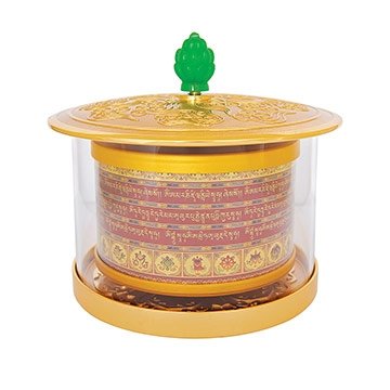 LONG LIFE BUDDHA AMITAYUS PRAYER WHEEL