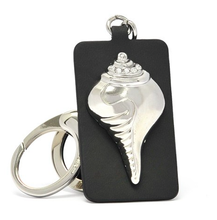 Load image into Gallery viewer, Conch Shell – Auspicious Communication Keychain