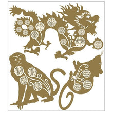 Load image into Gallery viewer, ASTROLOGICAL ALLIES WALL DECALS - THE COMPETITORS: DRAGON / MONKEY / RAT -