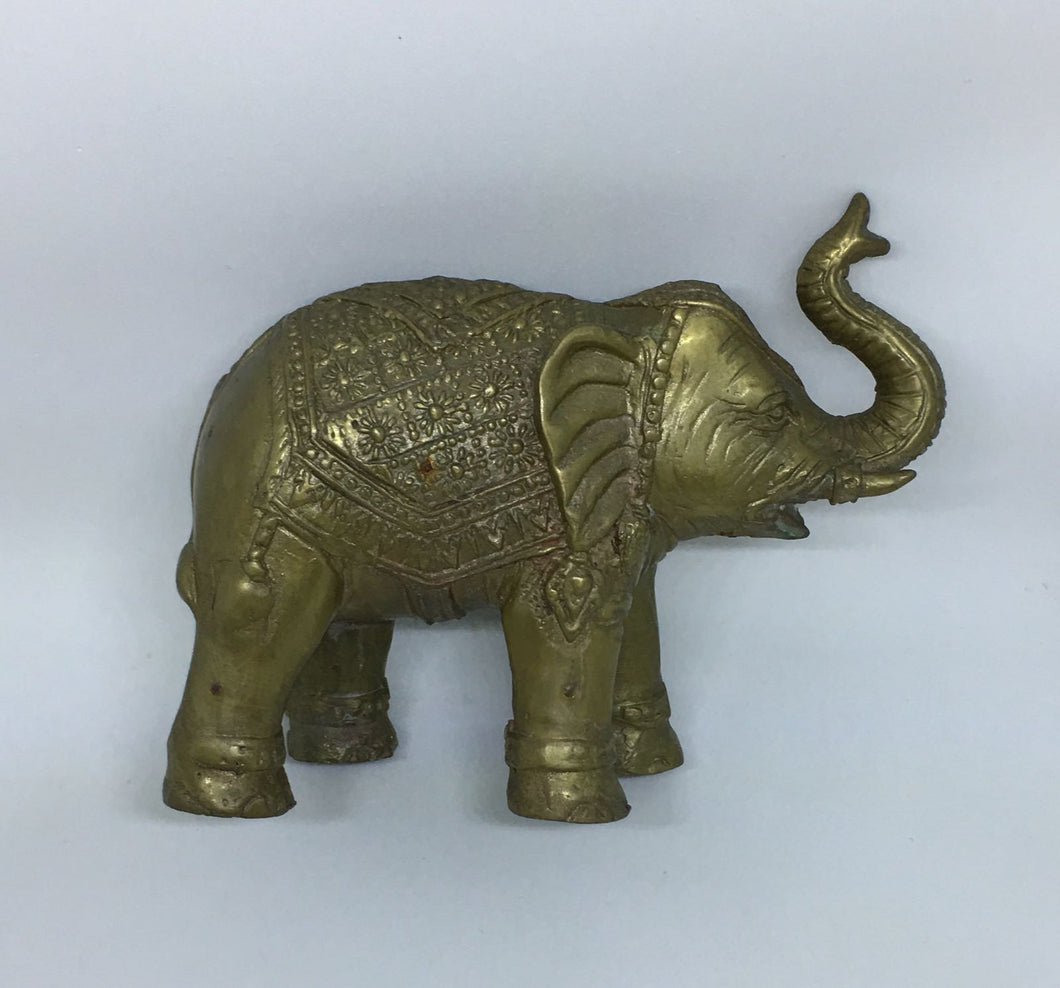 Elephant Trunk Up (Brass)