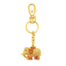 Load image into Gallery viewer, 6 TUSKS ELEPHANT KEYCHAIN