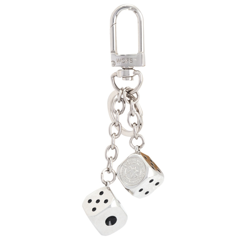 VICTORY IN GAMBLING KEYCHAIN (SILVER)